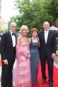 Michael Chertoff, Coach Kemper, Meryl Chertoff and James Valentine.