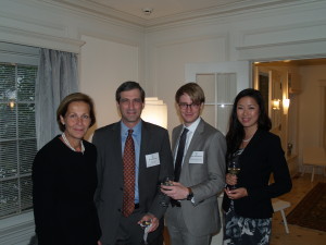 Ambassador Koukku-Ronde, Scott Ferber, R. David Edelman, and Joanne Ke 