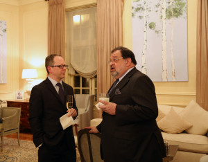 Todd Cullen and H.E. Jean-Louis Wolzfeld