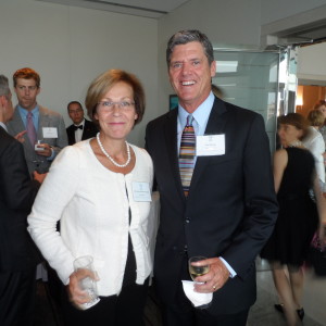 Ambassador Ritva Koukku-Ronde (Finland) and Tom Patton