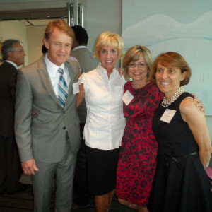 Ambassador Manuel Sager (Switzerland), Coach Kathy Kemper, Christine Sager, and Dr. Rosa Batoreu (DCM.Portugal)