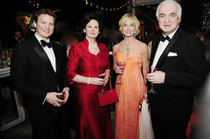 John Paul Farmer, The White House; Agnes Matthysen , Coach Kathy Kemper, and H.E. Jan Matthysen, Ambassador of the Kingdom of Belgium