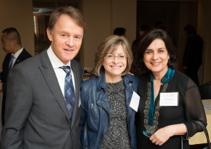 Ambassador and Mrs. Sager (Switzerland) with Mrs. Gouri Mirpuri (Singapore)