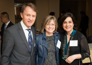 Ambassador and Mrs. Sager (Switzerland) with Mrs. Gouri Mirpuri (Singapore) 