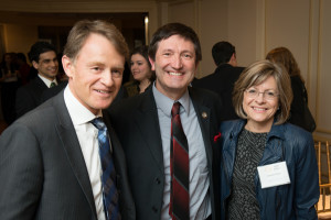 Ambassador Manuel Sager (Switzerland), Geoff Mulligan and Mrs. Christine Sager. 