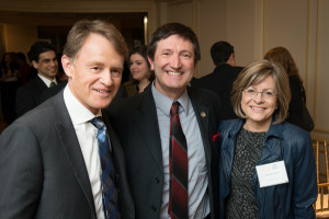 Ambassador Manuel Sager (Switzerland), Geoff Mulligan and Mrs. Christine Sager.