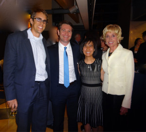 Steve Ressler, Brian Ford, Dr Amy Geng, and Coach Kathy Kemper