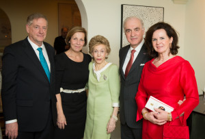 Dr. Ronde, H.E. Koukku-Ronde, Ina Ginsburg, H.E. and Mrs Jan Matthysen