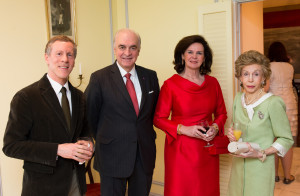 Mark Ginsburg, Ambassador and Mrs. Matthysen, and Ina Ginsburg