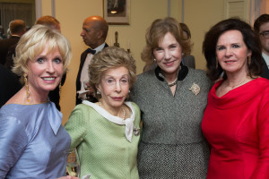 Kathy Kemper, Ina Ginsburg, Ambassador Poptodorova (Bulgaria), and Agnes Matthysen