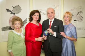 Ina Ginsburg, Agnes Matthysen, Ambassador Matthysen and Kathy Kemper