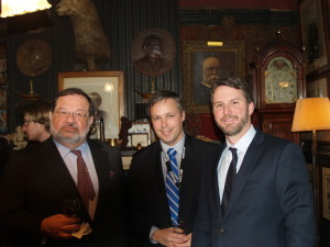 H.E. jean Louis Wolzfeld (Luxembourg), Adam Riggs, and Shane Green 