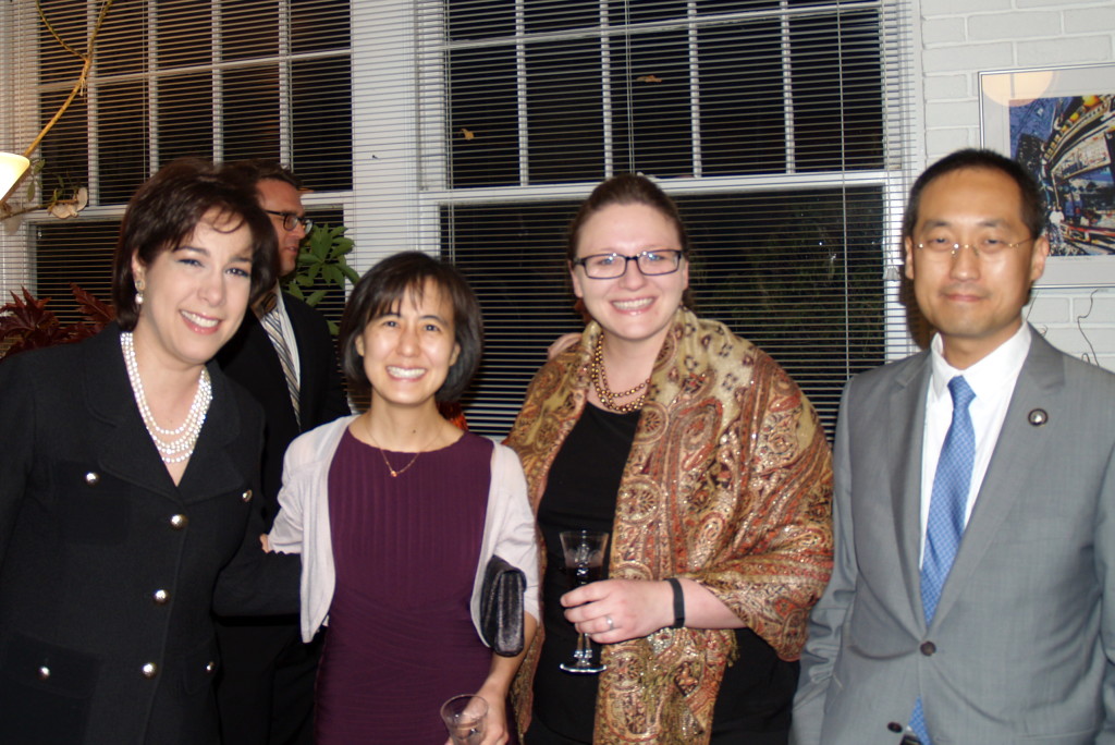 Marci Robinson, Dr. Amy Geng, Jacqueline Kazil and Sokwoo Rhee.