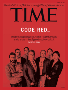 cover of time - todd park