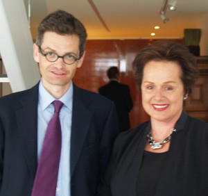Mr. David Rennie with H.E. Claudia Fritsche, Ambassador of Liechtenstein to the United States | May 28th, 2014.